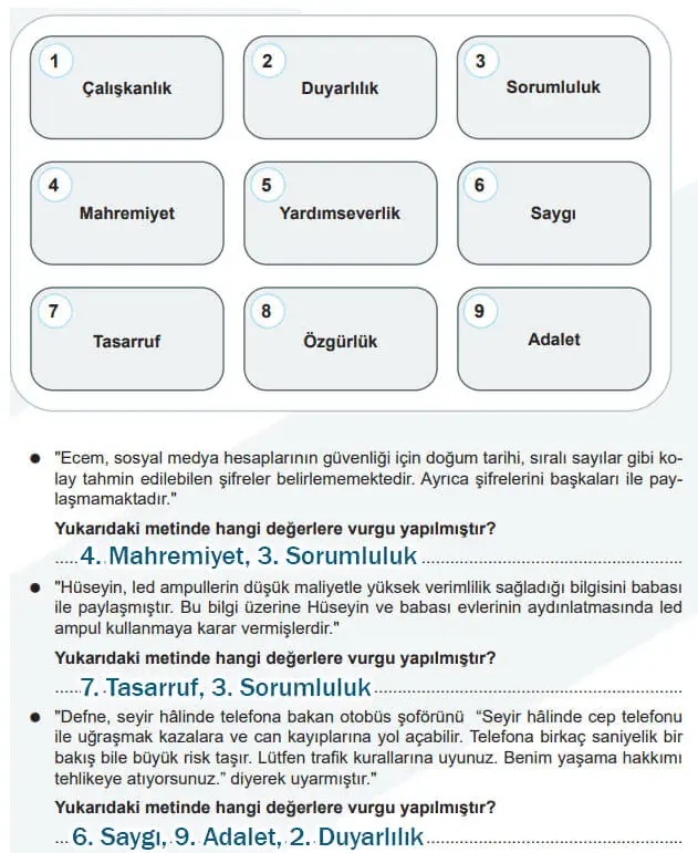 5. Sınıf Sosyal Bilgiler Ders Kitabı Sayfa 142 Cevapları İkinci Kitap