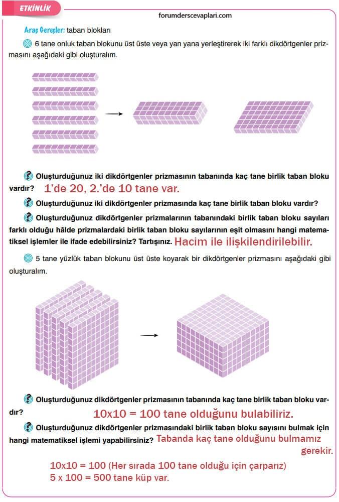 6. Sınıf Matematik Ders Kitabı Sayfa 302 Cevapları Doğa Yayıncılık