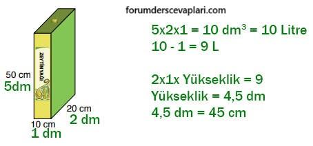 6. Sınıf Matematik Ders Kitabı Sayfa 335 Cevapları Doğa Yayıncılık