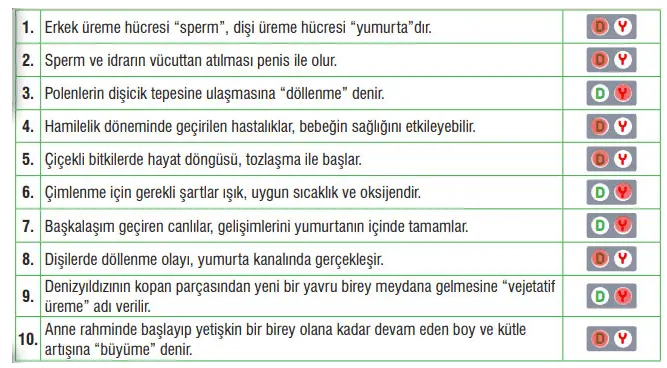 7. Sınıf Fen Bilimleri Ders Kitabı Sayfa 199-200-201-202 Cevapları MEB Yayınları