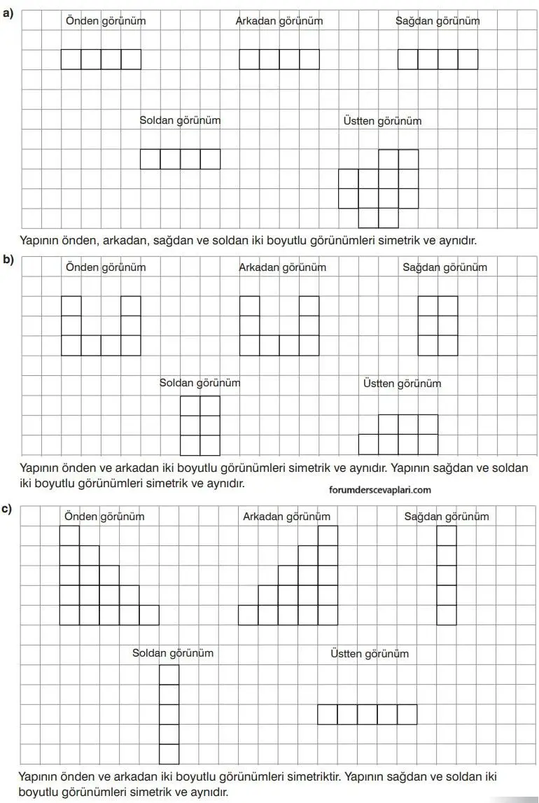 7. Sınıf Matematik Ders Kitabı Sayfa 304-310-311 Cevapları Edat Yayınları