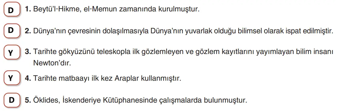 7. Sınıf Sosyal Bilgiler Ders Kitabı Sayfa 176 Cevapları Yıldırım Yayınları1