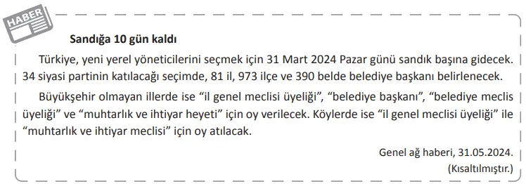 7. Sınıf Sosyal Bilgiler Ders Kitabı Sayfa 231-232-233 Cevapları Yıldırım Yayınları