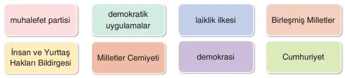 7. Sınıf Sosyal Bilgiler Ders Kitabı Sayfa 240-241-242-243 Cevapları Yıldırım Yayınları