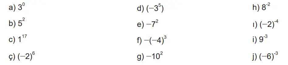 8. Sınıf Matematik Ders Kitabı Sayfa 42-43-44. Cevapları MEB Yayınları
