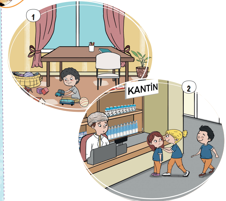 2. Sınıf Hayat Bilgisi Ders Kitabı Sayfa 54-55-58-59. Cevapları 1. Kitap