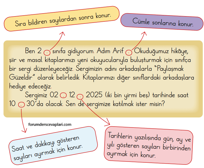 2. Sınıf Türkçe Ders Kitabı Sayfa 38 Cevapları Birinci Kitap