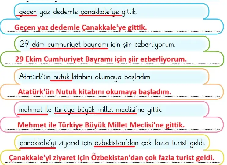 2. Sınıf Türkçe Ders Kitabı Sayfa 84 Cevapları Birinci Kitap