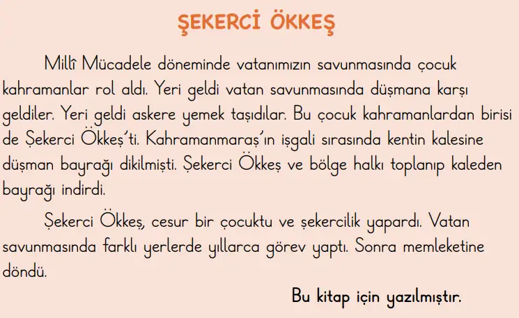 2. Sınıf Türkçe Ders Kitabı Sayfa 92-93. Cevapları 1. Kitap