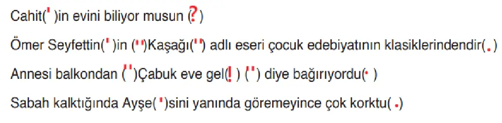 4. Sınıf Türkçe Ders Kitabı Sayfa 70 Cevapları ADA Yayınları