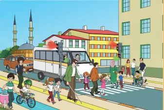 4. Sınıf Trafik Güvenliği Ders Kitabı Sayfa 10-11. Cevapları Anka Yayınevi