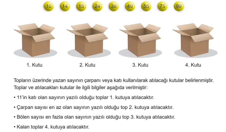 6. Sınıf Matematik Ders Kitabı Sayfa 57-58-59. Cevapları 1. Kitap