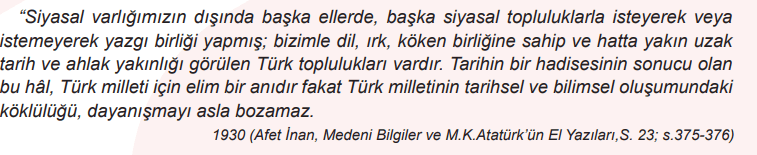 6. Sınıf Sosyal Bilgiler Ders Kitabı Sayfa 103 Cevapları Birinci Kitap