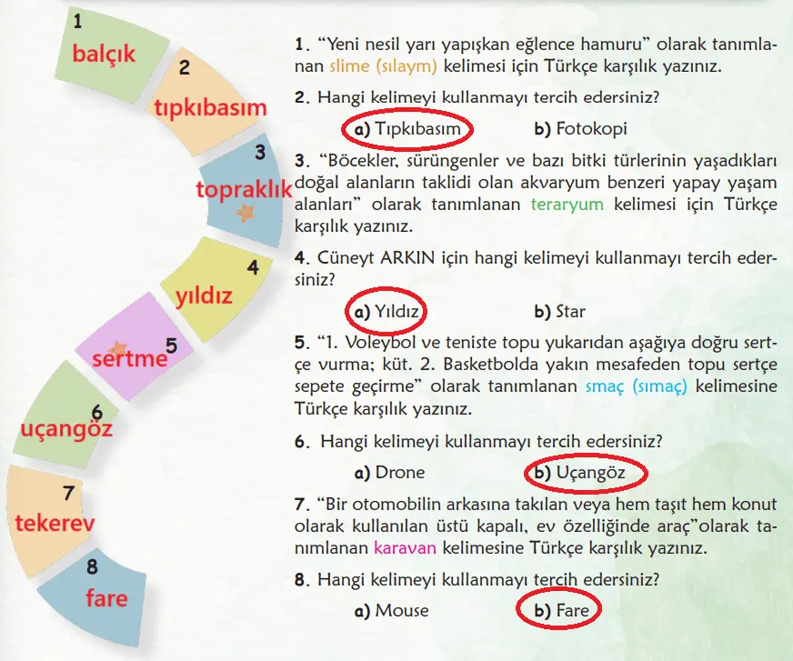 6. Sınıf Türkçe Ders Kitabı Sayfa 30-31-32-33. Cevapları 1. Kitap 3 6. Sınıf Türkçe Ders Kitabı Sayfa 31 Cevapları Birinci Kitap