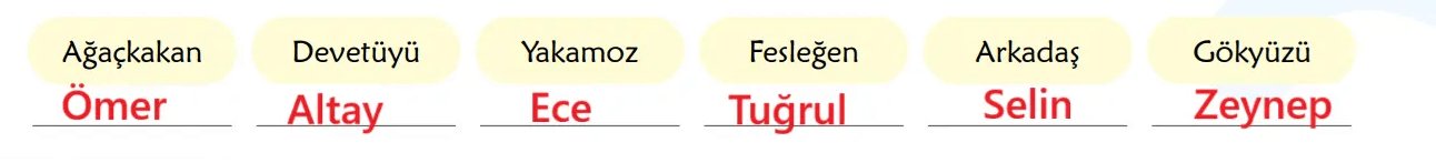 6. Sınıf Türkçe Ders Kitabı Sayfa 65 Cevapları Birinci Kitap1