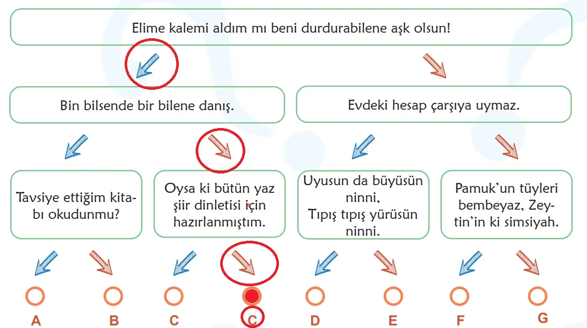 6. Sınıf Türkçe Ders Kitabı Sayfa 65 Cevapları Birinci Kitap2
