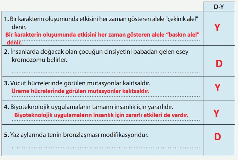 8. Sınıf Fen Bilimleri Ders Kitabı Sayfa 82-83-84-85-86-87. Cevapları MEB Yayınları
