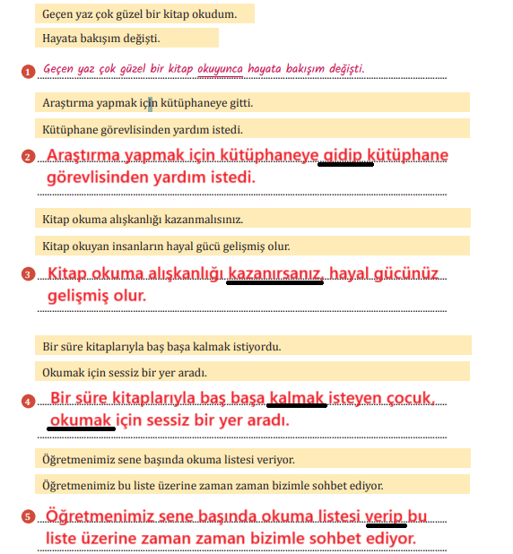 8. Sınıf Türkçe Ders Kitabı Sayfa 31 Cevapları MEB Yayınları