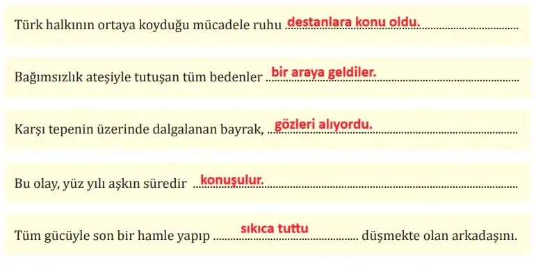 8. Sınıf Türkçe Ders Kitabı Sayfa 41 Cevapları MEB Yayınları1