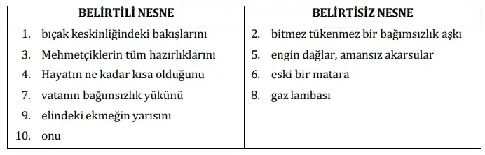 8. Sınıf Türkçe Ders Kitabı Sayfa 52 Cevapları MEB Yayınları