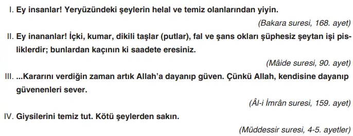 8. Sınıf Din Kültürü Ders Kitabı Sayfa 38-39-40. Cevapları SDR İpekyolu Yayıncılık