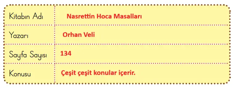2. Sınıf Türkçe Ders Kitabı Sayfa 149-150-152-153-154-155-156 Cevapları 1. Kitap 6 2. Sınıf Türkçe Ders Kitabı Sayfa 156 Cevapları Birinci Kitap