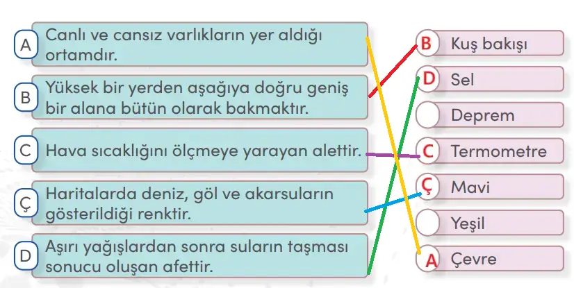 4. Sınıf Sosyal Bilgiler Ders Kitabı Sayfa 92 Cevapları MEB Yayınları