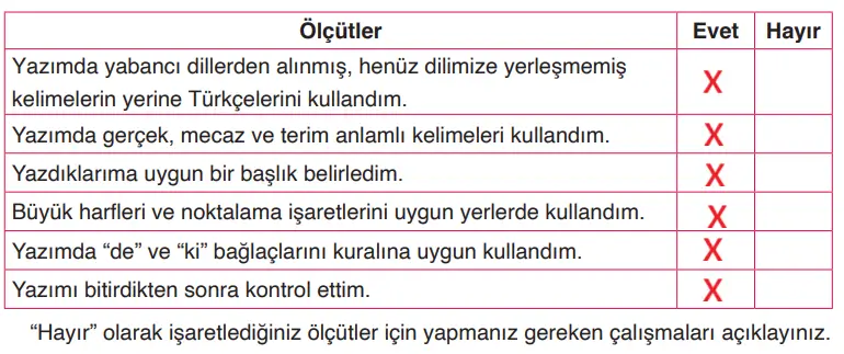 4. Sınıf Türkçe Ders Kitabı Sayfa 138 Cevapları ADA Yayınları