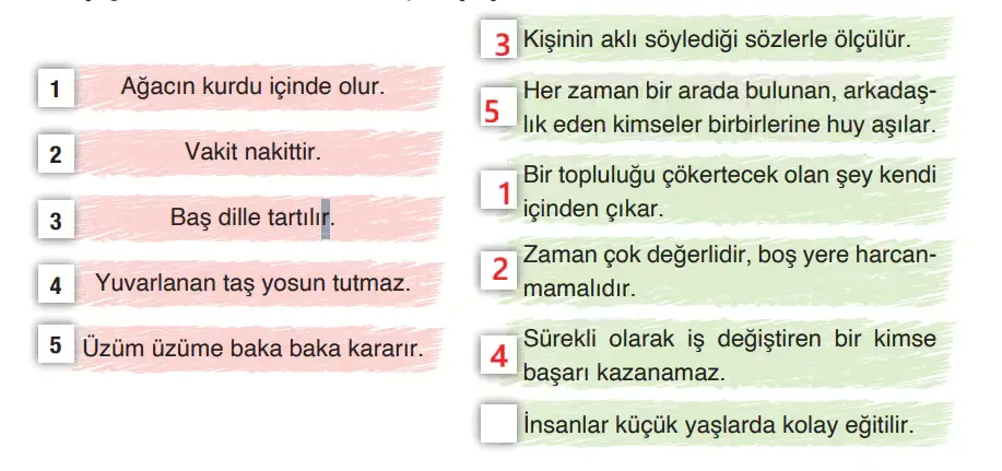 4. Sınıf Türkçe Ders Kitabı Sayfa 85 Cevapları ADA Yayınları
