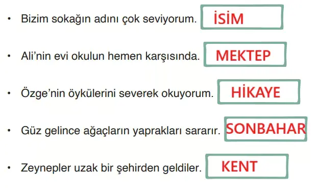 4. Sınıf Türkçe Ders Kitabı Sayfa 97-98 Cevapları ADA Yayınları