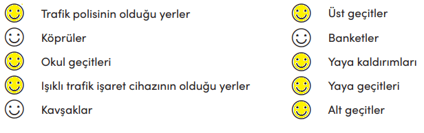 4. Sınıf Trafik Güvenliği Ders Kitabı Sayfa 36-37. Cevapları MEB Yayınları 4 4. Sınıf Trafik Güvenliği Ders Kitabı Sayfa 36 Cevapları MEB