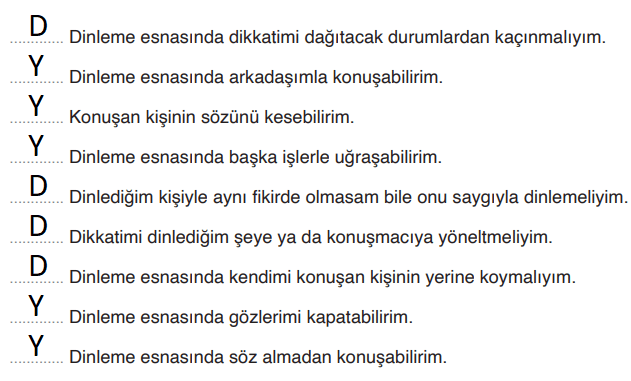 4. Sınıf Türkçe Ders Kitabı Sayfa 111 Cevapları