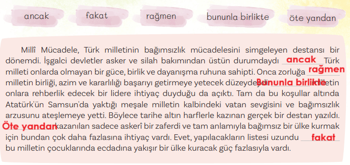 5. Sınıf Türkçe Ders Kitabı Sayfa 102 Cevapları