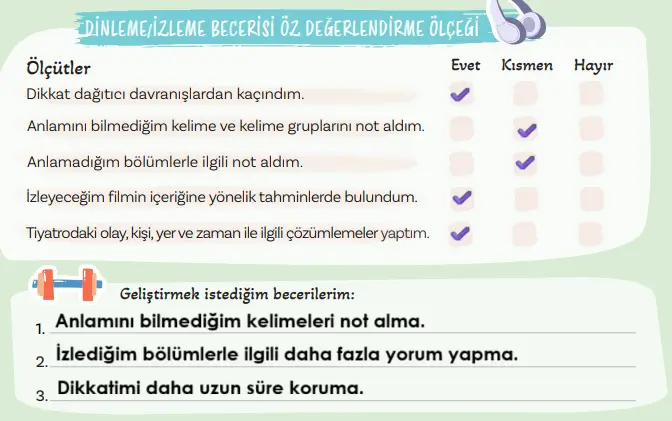 5. Sınıf Türkçe Ders Kitabı Sayfa 124 Cevapları