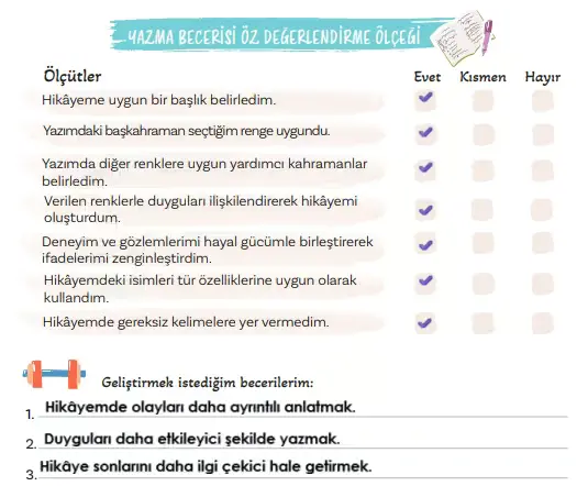 5. Sınıf Türkçe Ders Kitabı Sayfa 138 Cevapları