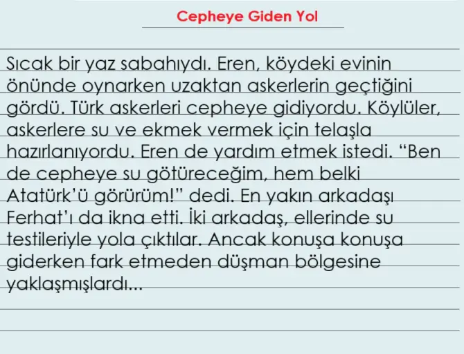 5. Sınıf Türkçe Ders Kitabı Sayfa 89-90-91-92-93-94 Cevapları 1. Kitap 2 5. Sınıf Türkçe Ders Kitabı Sayfa 93 Cevapları