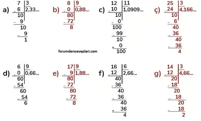 6. Sınıf Matematik Ders Kitabı Sayfa 137-138-139-140. Cevapları 1. Kitap 10 6. Sınıf Matematik Ders Kitabı Sayfa 138 Cevapları