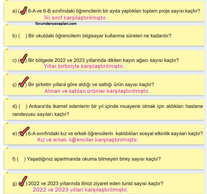 6. Sınıf Matematik Ders Kitabı Sayfa 67 Cevapları Birinci Kitap