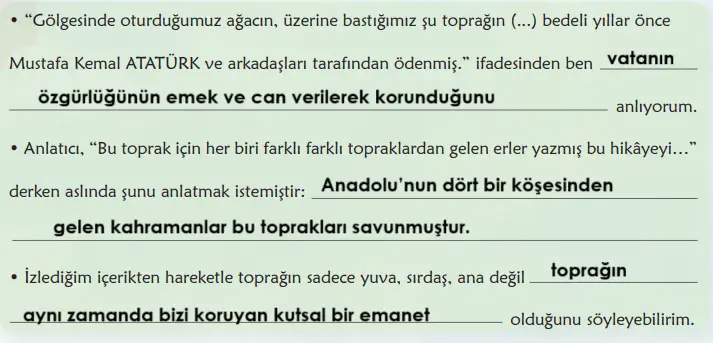 6. Sınıf Türkçe Ders Kitabı Sayfa 84-85-86-87-88-89. Cevapları 1. Kitap 4 6. Sınıf Türkçe Ders Kitabı Sayfa 85 Cevapları Birinci Kitap
