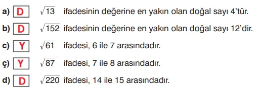 8. Sınıf Matematik Ders Kitabı Sayfa 69. Cevapları Sonuç Yayınları