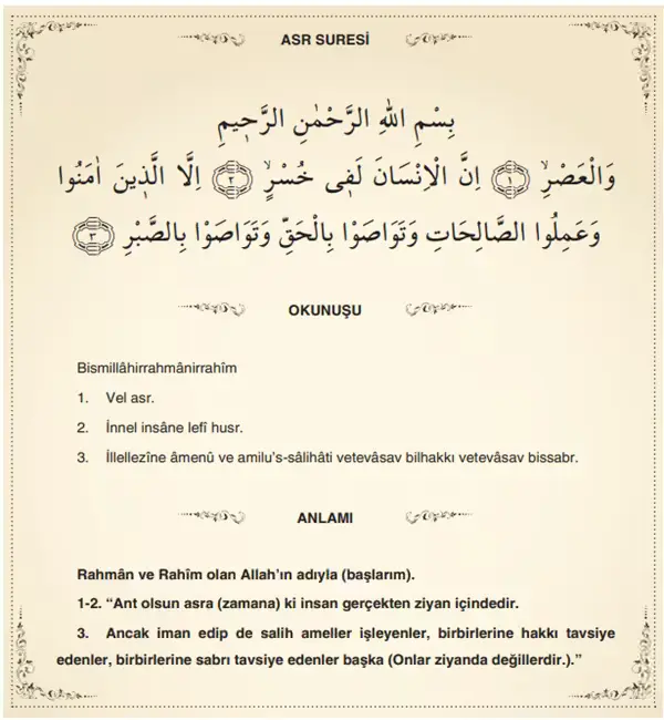 8. Sınıf Din Kültürü Ders Kitabı Sayfa 63. Cevapları SDR İpekyolu Yayıncılık