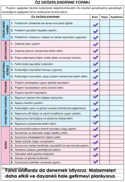 4. Sınıf Fen Bilimleri Ders Kitabı Sayfa 202-203. Cevapları Pasifik Yayınları
