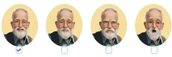 dedenin yüz ifadesi