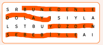 6. Sınıf Türkçe Ders Kitabı Sayfa 118-119-120-121-122-123. Cevapları 1. Kitap 22 sayfa 123 bulmaca