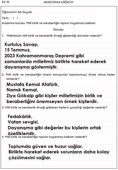 3. Sınıf Hayat Bilgisi Ders Kitabı Sayfa 164-165-166-167. Cevapları MEB Yayınları 2 3. Sınıf Hayat Bilgisi Ders Kitabı Sayfa 167 Cevapları