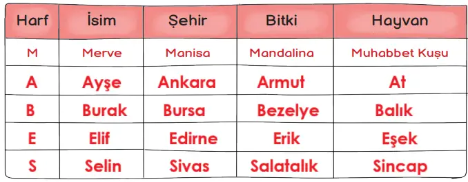 3. Sınıf Hayat Bilgisi Ders Kitabı Sayfa 185 Cevapları