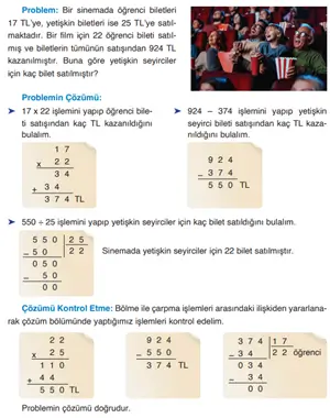 4. Sınıf Matematik Ders Kitabı Sayfa 114-115-116-117-118. Cevapları Fersa Yayınları 4 4. Sınıf Matematik Ders Kitabı Sayfa 116. Cevapları