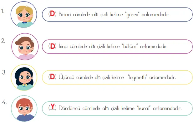 4. Sınıf Türkçe Ders Kitabı Sayfa 38-39-40-41 Cevapları MEB Yayınları 5 4. Sınıf Türkçe Ders Kitabı Sayfa 41 Cevapları MEB Yayınları
