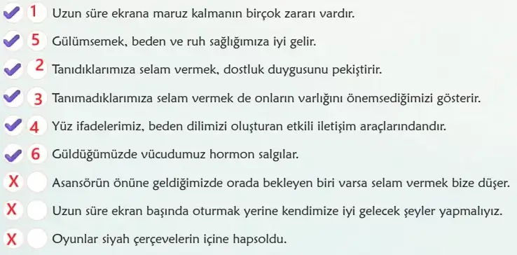 6. Sınıf Türkçe Ders Kitabı Sayfa 34-35 Cevapları İkinci Kitap