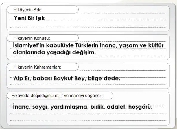 6. Sınıf Sosyal Bilgiler Ders Kitabı Sayfa 158 Cevapları